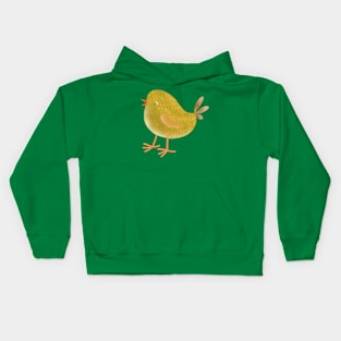 chicken, yellow, baby, Kids Hoodie